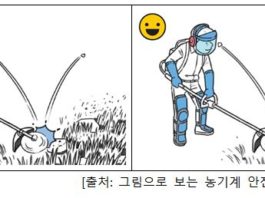 예초기 사고 주의!!